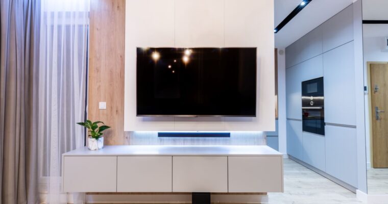 Meble pod telewizor jako kluczowy element eleganckiego wnętrza